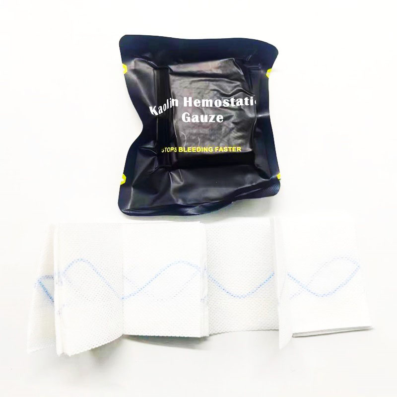 Tactical Kaolin Hemostatic Gauze